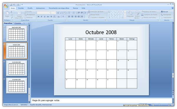2010 Calendar Template Microsoft