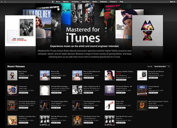 mastered itunes