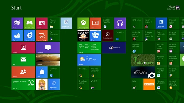 Interfaz de Windows 8