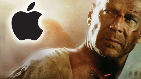 Bruce Willis vs Apple