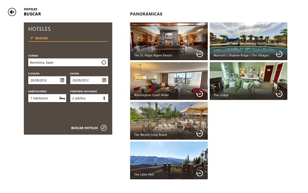 Viajes Windows 8