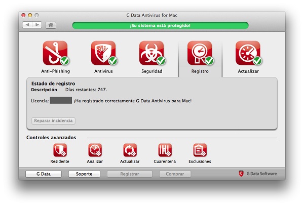 G Data Antivirus para Mac 