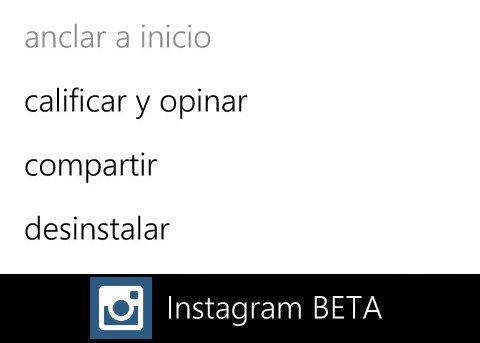 Instagram Windows Phone