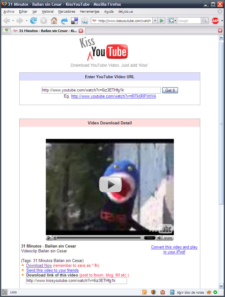 YouTube en tu disco duro