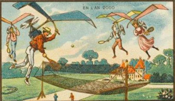 1900 jugando en el aire en el 2000