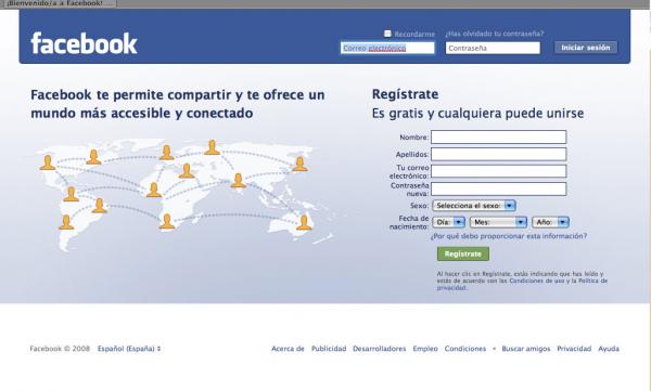 Facebook en español, por fin