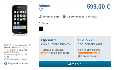 El iPhone con Simyo, ¿puro marketing?