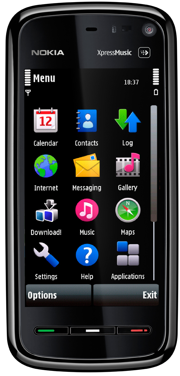 Nokia 5800 XpressMusic – Candidato digital01 al mejor teléfono móvil de 2009