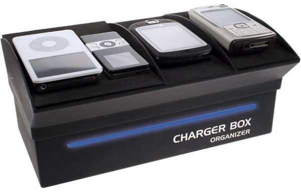 Charger Box Organizer, para cargar cinco equipos de bolsillo a la vez y sin cables a la vista