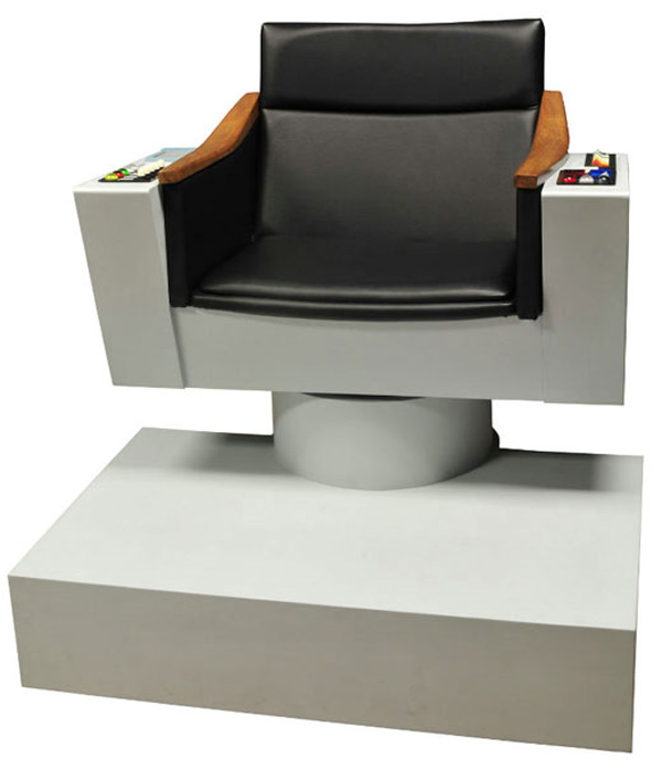 La silla del capitán Kirk de Star Trek, ahora en el salón de casa