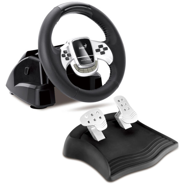 Genius TwinWheel FXE, volante con vibración para videojuegos