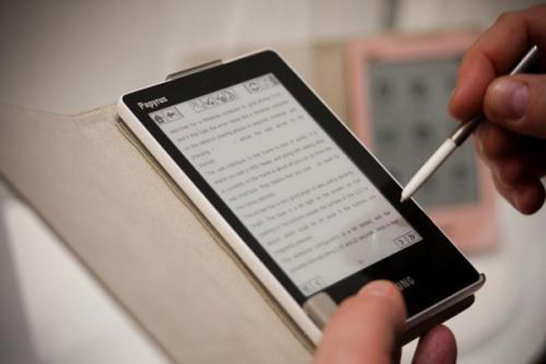 Samsung Papyrus, un lector de libros electrónicos con pantalla táctil