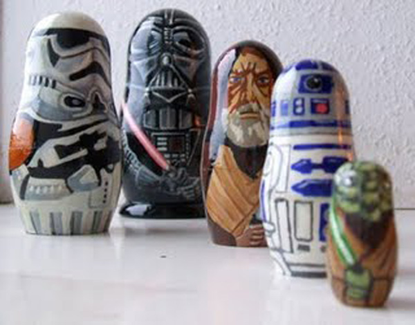 Matrioshkas de Star Wars, se confirma que Darth Vader era el padre de todos