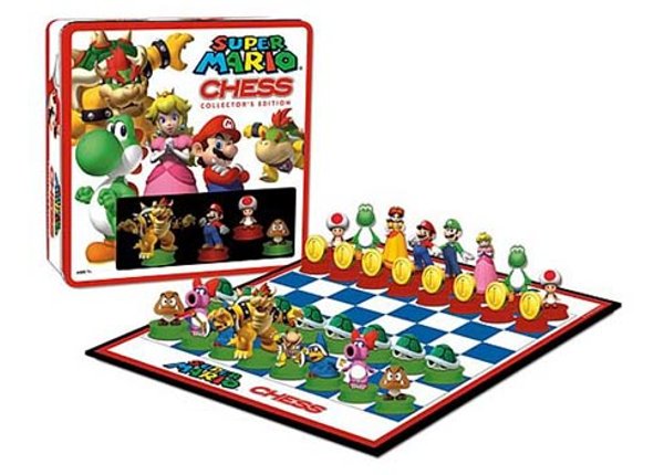 Un ajedrez de Super Mario y sus amigos