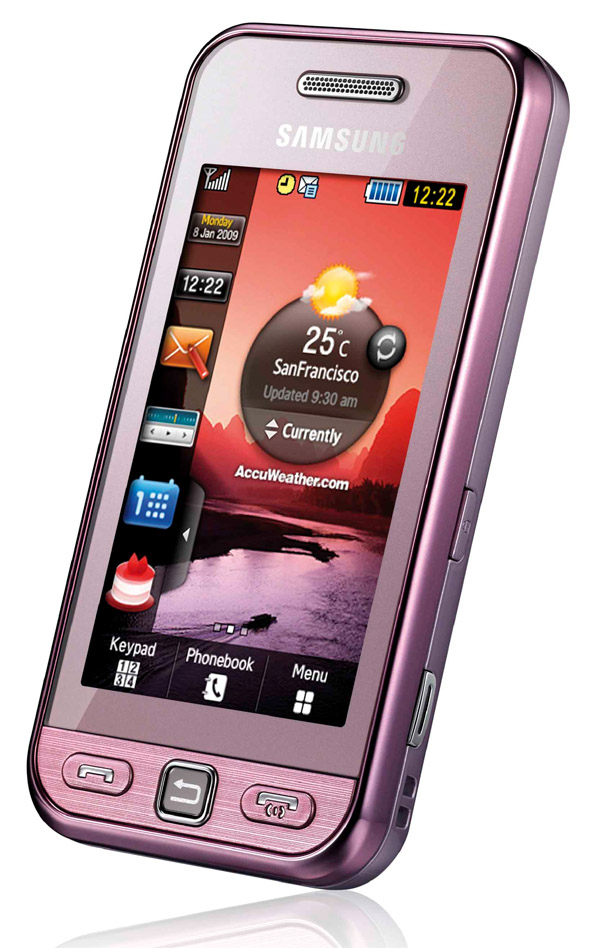 Samsung Star S5230, ahora en rosa