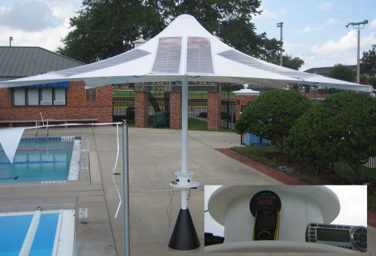 Konarka Powerbrella, una sombrilla solar para recargar aparatos