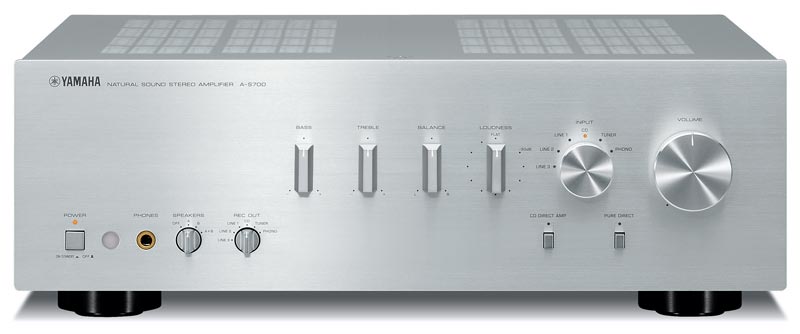 Yamaha AS700, un nuevo amplificador con modo directo para CD y doble entrada de micrófono