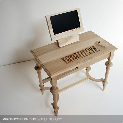 Dear Diary 1.0, originalidad a raudales para un ordenador completamente hecho en madera