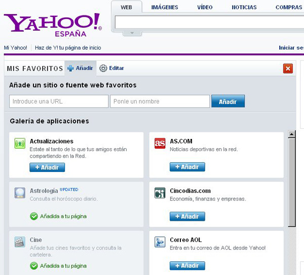 Yahoo!-favoritos