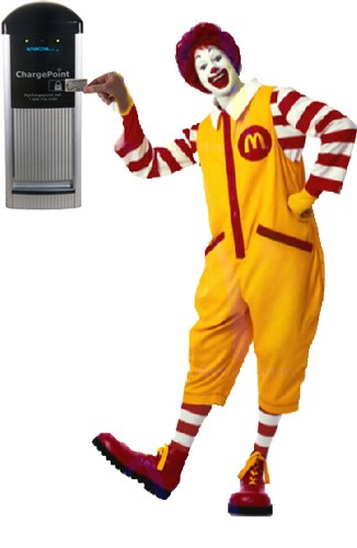 McDonald’s inaugura su primer punto de recarga para coches eléctricos