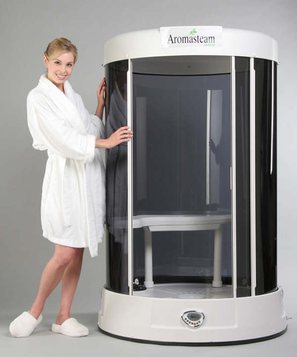 AromaSteam, una sauna con forma de cápsula para uso individual