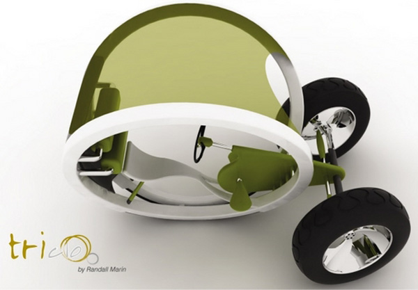 Triclo, un concepto de triciclo gigante para moverse por la ciudad
