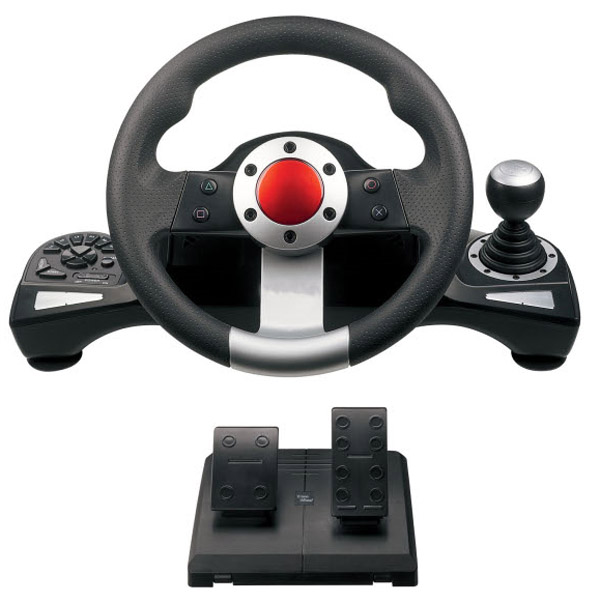 Racing Wireless Wheel Dual Shock, un volante vibrador sin cables para PlayStation 3