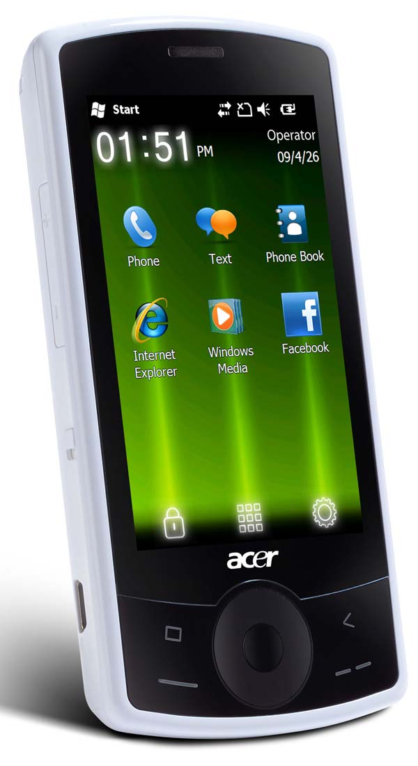 Acer beTouch E100, E101 y E200, móviles táctiles elegantes de prestaciones medias