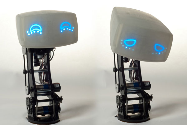 AIDA, un GPS con cabeza de robot que expresa emociones