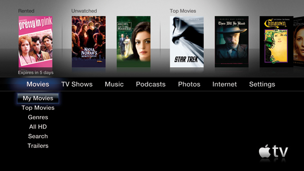 Apple TV 3.0, el menú de la caja para la tele de Apple ya es compatible con iTunes