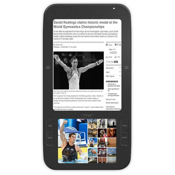 Spring Design Alex, un libro electrónico a doble página y con Android