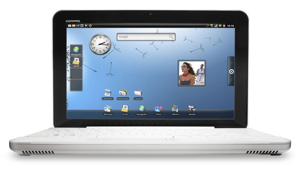 HP Compaq Airlife 100 con Android, hí­brido entre netbook y móvil táctil