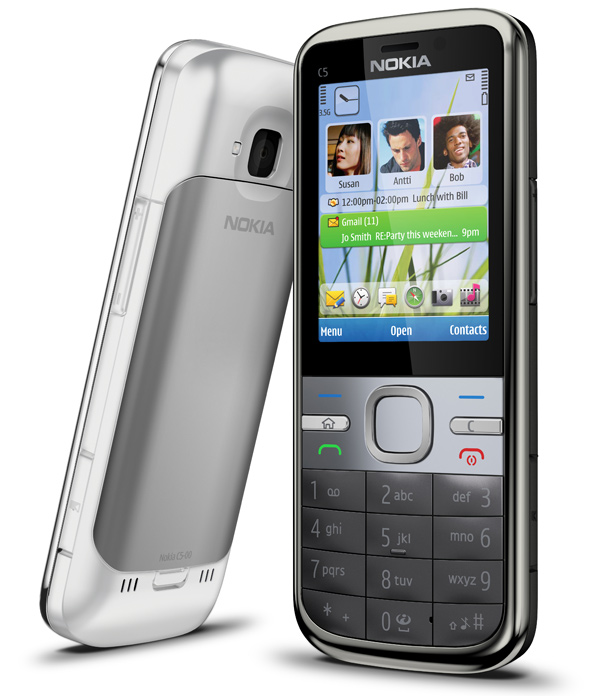 Nokia C5-00 5MP, nuevo Nokia C5 con funciones ampliadas