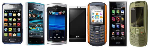 Los móviles del Mobile World Congress 2010