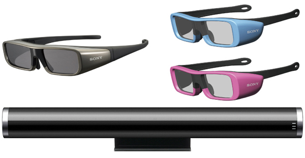 TV 3D, Sony anuncia el precio del sistema Active Shutter de gafas y emisor infrarrojo para el 3D