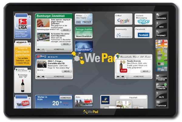 WePad, un clon alemán del iPad con Android