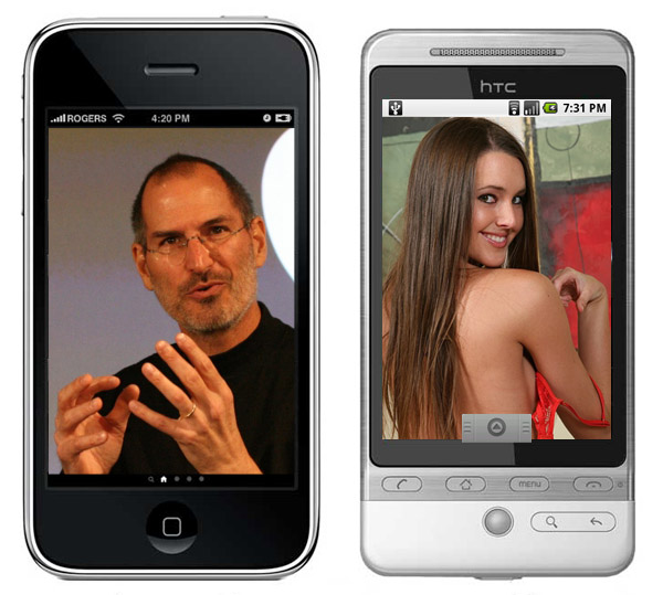Steve Jobs recomienda Android a los usuarios que quieran descargar aplicaciones porno