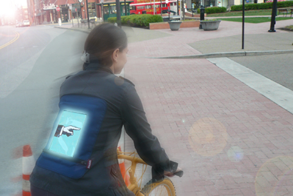 Apple iPad, Sprocket Pocket convierte el Apple iPad en un indicador luminoso para ciclistas