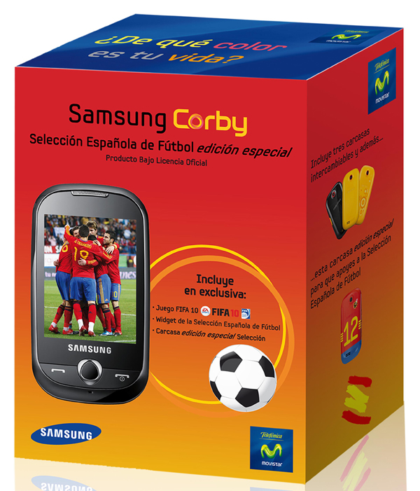 Samsung Corby Selección Española, al Mundial de 2010 con España y Samsung Corby