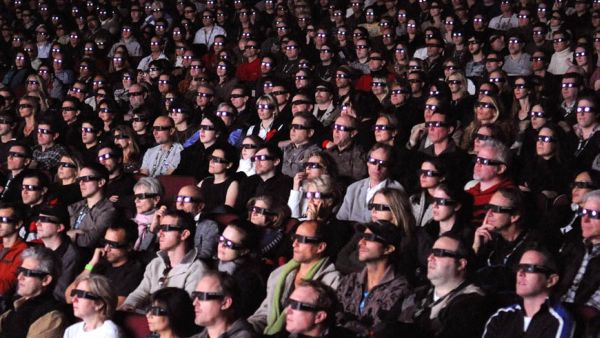 Fans attend "U2 3D" premiere during 2008 Sundance Film Festival