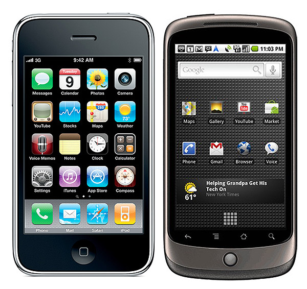 Android supera a Apple en número de móviles con su sistema operativo
