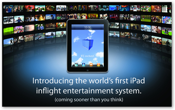 iPad, el tablet de Apple estará disponible en el avión