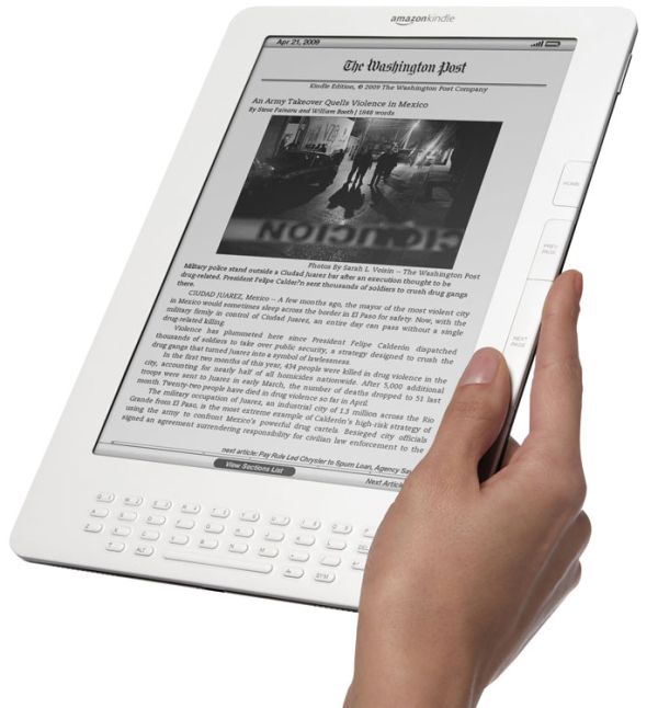 Amazon Kindle: estudiantes universitarios ponen malas notas al e-reader Kindle DX