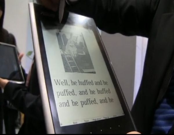 Asus Eee Tablet, óptima combinación de lector de libros electrónicos y bloc de notas digital