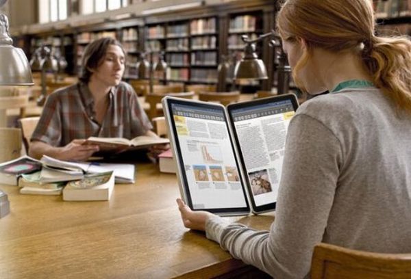 Kno, un ereader de gran formato para universitarios