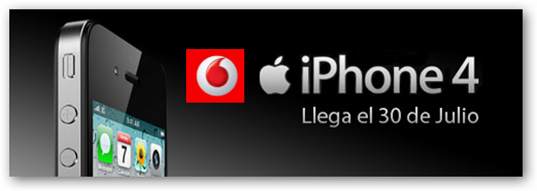 iPhone 4 Vodafone, precios y tarifas del iPhone con Vodafone