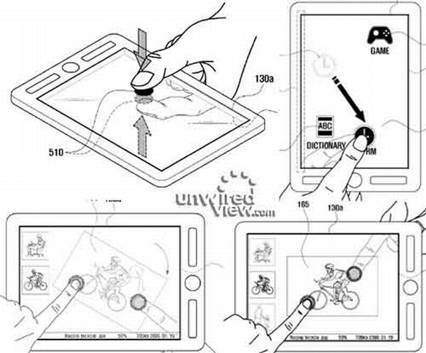 Samsung acaba de patentar un tablet con una pantalla delante y otra detrás