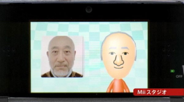 Nintendo 3DS, los personajes Mii de Nintendo se crearán a partir de una foto