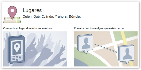 Facebook Places o Lugares, cómo funciona la geolocalización de Facebook