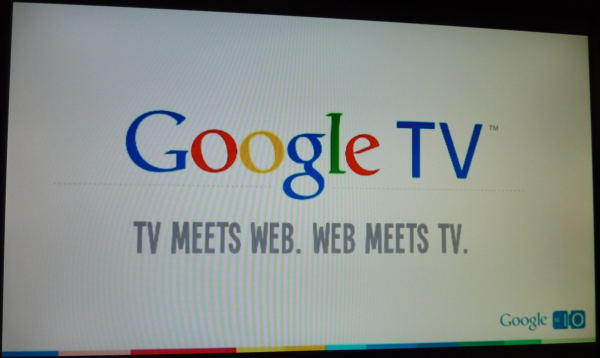 Google TV, la televisión web de Google llegará en 2011